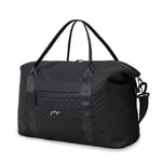 Jadyn Lola Travel Bag, Weekender/Overnight Duffel, Gym Tote Bag for Women, Men, Diamond Black, One Size, Travel Duffel Bag