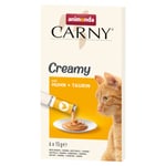 Animonda Carny Adult Creamy - Økonomipakke 24 x 15 g med Kylling + Taurin