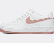 Nike Air Force 1 Low Casual Summit White/Red Stardust/White Youth UK 5 DV7762 BN