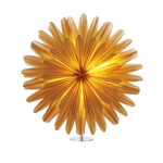 Belganet Adventsstjärna LOLA på fot Ockra 62 cm