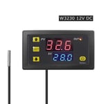 W3230 12V DC - KT3003 W3230 Mini Temperaturregulator, Värme-Kylning Termostat -55~120C