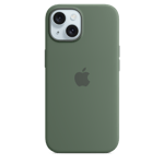 Apple Silikonskal med MagSafe till iPhone 15 – cypress