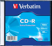 Verbatim W125625482 CD-R 700MB 52X SINGLE SC