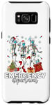 Coque pour Galaxy S8+ Infirmière à bascule pour le service d'urgence de Noël