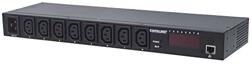Intellinet Barre multiprise 48,2 cm 8 Prises IP Smart PDU C13/C20 Noir