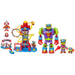 SUPERTHINGS Training Tower – Training tower with lights and sound, 1 SuperThing and 1 exclusive Kazoom Kid. & Superbot Storm Fury – Articulated robot with combat accessories