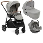 Joie Versatrax 3 in 1 Travel System Pebble Carrycot i Snug 2 Car seat Raincovers