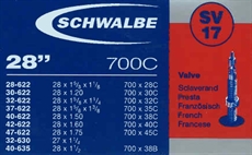 Schwalbe, Slang SV17, 28/47-622/635 mm, 28 Tum med 40 mm Racerventil
