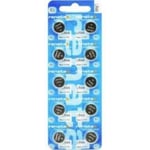 LR44/A76 10-pack Renata batteri Aluzink