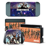 Kit De Autocollants Skin Decal Pour Nintendo Ns Switch Fortnite Console De Jeux Fortnite, T1tn-Switch-5199