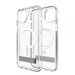 ZAGG iPhone 14 Plus/iPhone 15 Plus Skal Crystal Palace Snap Kickstand Clear