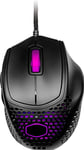 Cooler Master MM720 RGB-LED Claw Grip Wired Gaming Mouse - Ultra Lightweight 49g Honeycomb Shell, 16000 DPI Optical Sensor, 70 Million Click Micro Switches, Smooth Glide PTFE Feet - Matte Black
