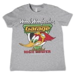 Hybris Woody Woodpecker Garage Kids Tee (Black,7-8 år)