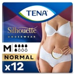 Tena Lady Silhouette Incontinence Pants Normal Medium - 6 Packs of 12 