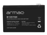 Armac - UPS-batteri - 1 x batteri - ventilstyrd blysyra (VRLA) - 7 Ah