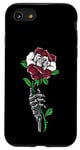Coque pour iPhone SE (2020) / 7 / 8 Rose de Lettonie avec squelette drapeau letton racines Souvenir de la Lettonie