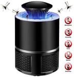 Electric Fly Bug Zapper Mosquito Insect Killer Led Light Trap La Black