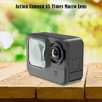 Motion Camera Lens Filter for Go Pro Hero 5/6/7/9/10 15x Macro Glass Accessories