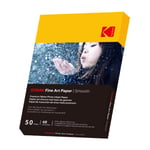 Kodak matt slätt fotopapper 10x15 cm 230g, 50 ark