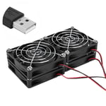 Router Cooling Fans USB Power Heat Sink For  RT-AC5300 R7900 R8000 Computer