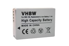 vhbw Li-Ion batterie 700mAh pour Canon Powershot SX40, SX40 HS, SX 40, SX50 HS, SX50HS, G15, G 15 remplace CANON NB-10L