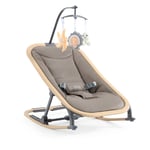 Babystyle Oyster home Rocker in Mink with mobile toys from birth to 9kg