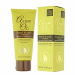 12 Argan Oil Hand & Nail Cream & Moroccan Oil Extract Hydrates Skin Soft 100ml