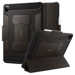 Spigen Rugged Armor Pro Compatible with iPad Pro 12.9 Case with pencil holder (2020/2018) - Gunmetal