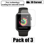 Screen Protector Cover For Apple Watch series 3 42mm Clear FILM