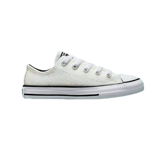 Converse Winter Glitter Chuck Taylor All Star Shoes Silver/White UK 10-5.5