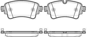Bromsbelägg Remsa - Audi A4, A6, A6 quattro, A4 quattro - VW Touareg