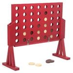 Wooden 4 in a Row Giant Connect Four Line up Large Garden Game 56cm  x 50cm