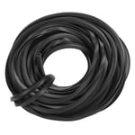 Liineparalle Rubber Cable,Black Greenhouse Rubber Strip Line Cable Greenhouse Accessories Supplies for Glass Sealing(10米-#2)