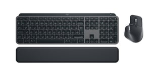 Logitech MX Keys S Combo clavier Souris incluse RF sans fil + Bluetooth AZERTY Belge Graphite - Neuf