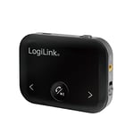 LogiLink BT0050 Émetteur et récepteur Audio Bluetooth 5.0 avec Fonction Mains Libres pour autoradio, Smartphone (Samsung, Apple, Huawei, Sony, LG), chaîne HiFi, etc.