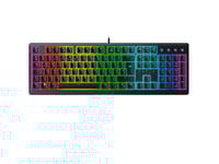 Razer Ornata V3, Clavier Gaming avec interrupteurs Hybrides à Membrane mécanique (Repose-Poignet Ergonomique, entièrement programmable, chromé RVB), Clavier Allemand, Noir