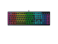 Razer Ornata V3, Clavier Gaming avec interrupteurs Hybrides à Membrane mécanique (Repose-Poignet Ergonomique, entièrement programmable, chromé RVB), Clavier Allemand, Noir