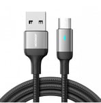 Joyroom USB-kabel - micro USB 2.4A för snabb laddning och dataöverföring 2 m svart (S-UM018A10)