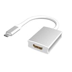 SODIAL Cable Adaptateur USB3.1 Type-C vers HDMI Convertisseur HD 4Kx2K Type-C vers HDMI pour