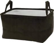 Home Styling Collection Förvaringskorg Med Handtag, Polyester, 35 X 25 X 20 Cm