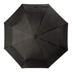 Cerruti 1881 Parapluie Pliant „Horton Noir | Manuel Ouverture et Fermeture, Compact Léger Parapluie de Voyage pour Homme et Femme