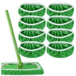 Swiffer Sweeper Mop Ersättningsdynor, Tyger för Swiffer Golvmopp, Återanvändbar Golvmoppöverdrag 8PCS