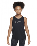 Nike One Classic Tank Black Girls Jr (Storlek: XL)