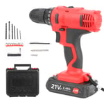 ColdShine 21V Cordless Combination Drill Dual Speed Lithium Ion Fast Charging Electric Screwdriver Rechargeable Cordless Drill Driver Combination Electric Drill Compound Drill Bit