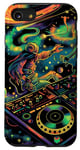 Coque pour iPhone SE (2020) / 7 / 8 Galactic DJ : des rythmes de danse cosmiques extraterrestres