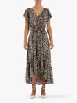 Lollys Laundry Odessa Midi Dress, Leopard Print