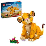 LEGO ǀ Disney Simba, Le Bébé du Roi Lion - Jouet de Construction pour Enfants - Figurine à Construire - Idée de Cadeau Amusante pour Les Garçons et Les Filles de 6 Ans et Plus 43243