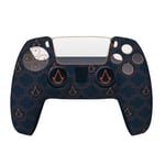 Assassin's Creed Mirage - Coque Silicone + grips pour Manette PS5 - Bleu Logo