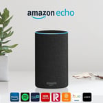 Amazon Echo 2nd generation - Smart speaker with Alexa - Charcoal Fabric