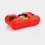 Scepter Portabel bränsletank Under Seat Portable Marine Tank, 11.4 liter, med tankmätare, 490 x 310 173 mm, högdensitetspolyeten (HDPE), röd